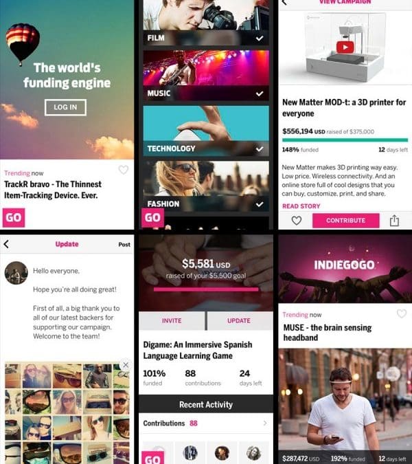 Indiegogo Releases New iPhone App for Crowdfunders and Creators