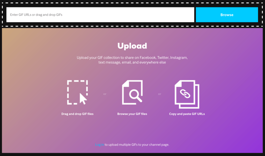 how to add gif to indiegogo