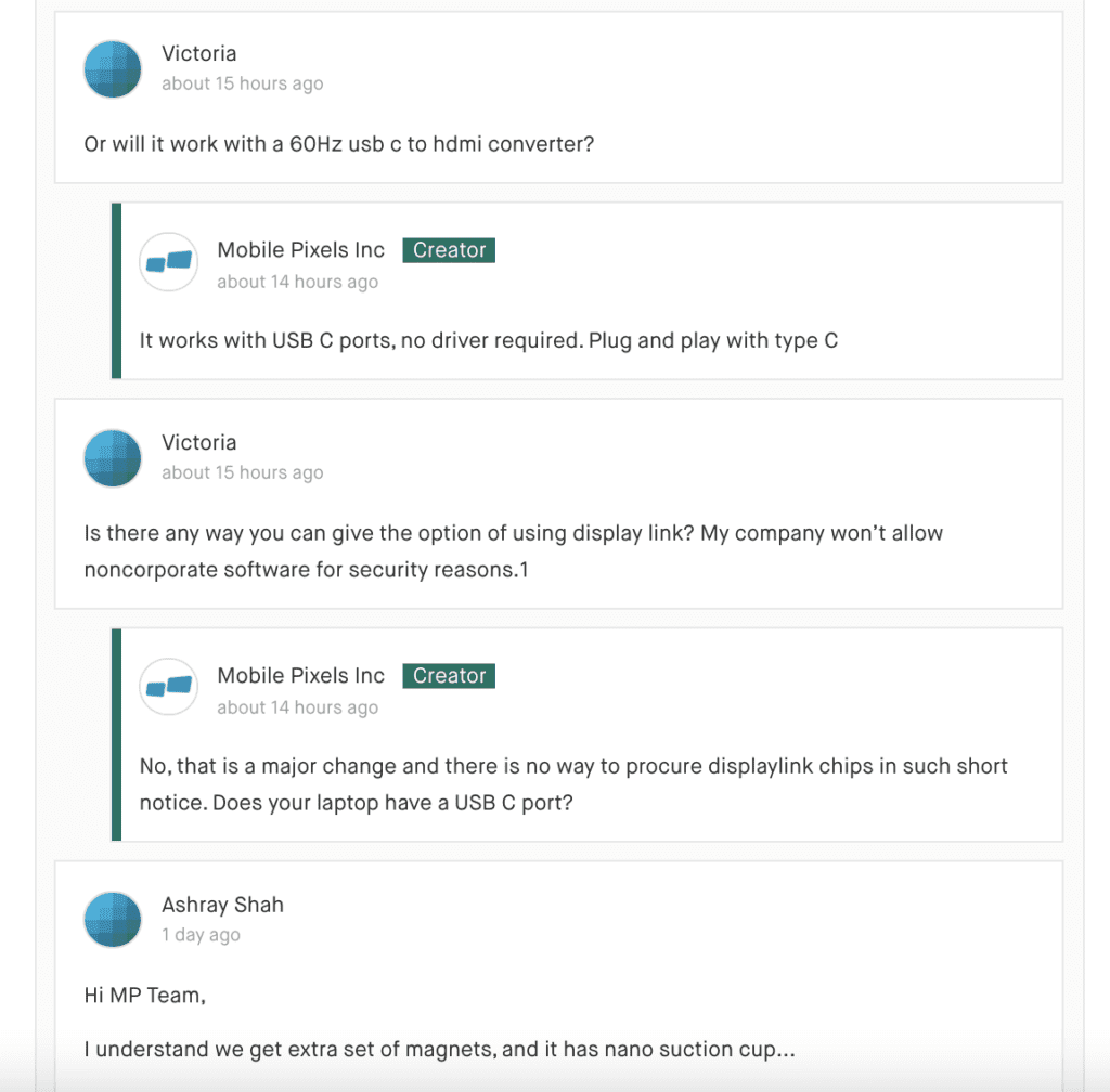 Mobile Pixels Comments 1